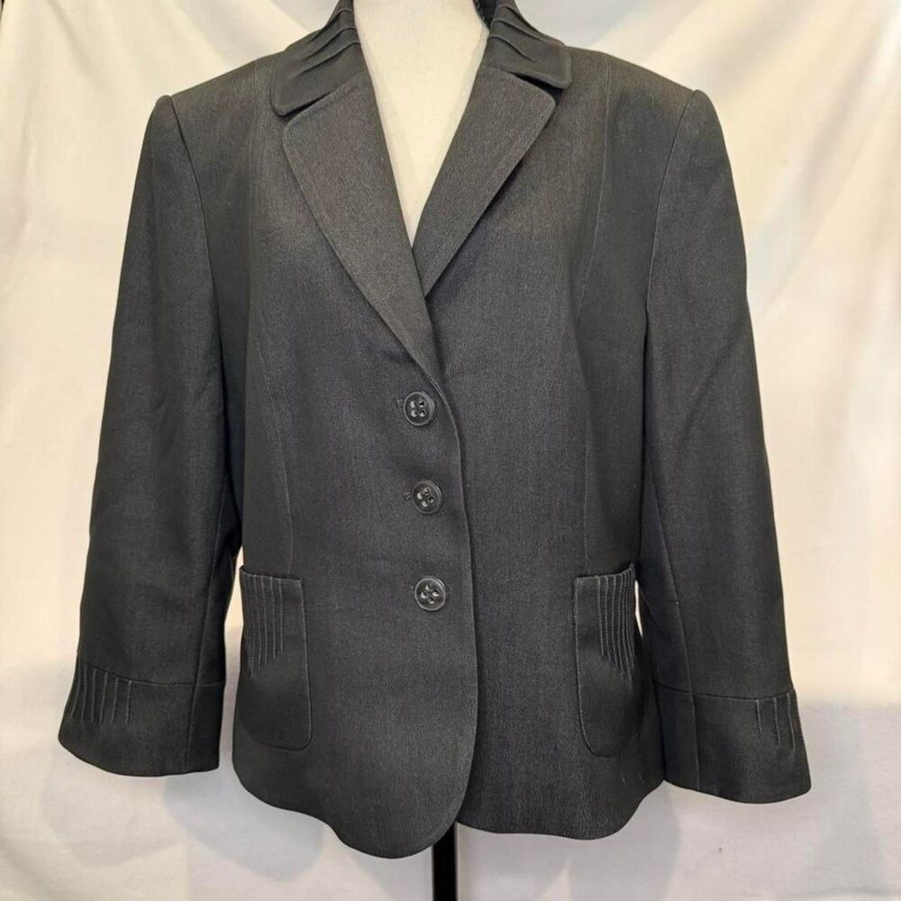 Tahari-asl Women's Grey and Black Jacket